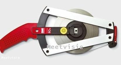Meetband bmi glasvezel 50m - Meetvisie bouw en hovenier meetartikelen ook verkoop regio Didam, Zevenaar, Heteren, Lent en Nijmegen.