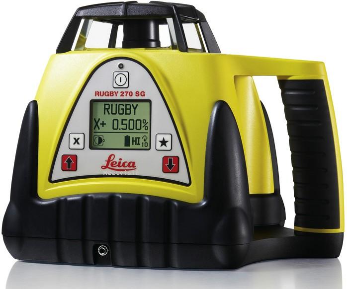 Hellingslaser Leica Rugby 270SG bouwlaser - Meetvisie totaalservice ook voor huren en kopen.