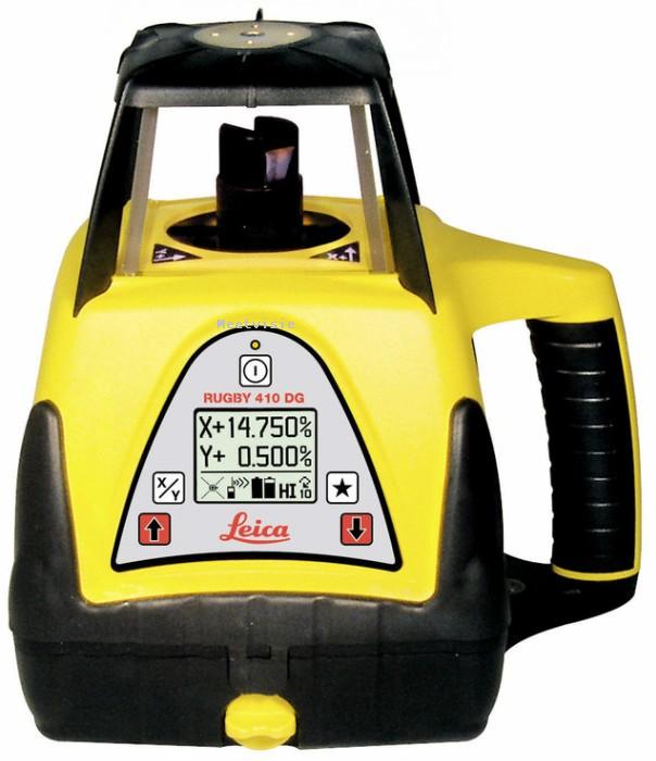 Hellingslaser Leica Rugby 410DG bouwlaser - Meetvisie totaalservice ook voor koop en huur.