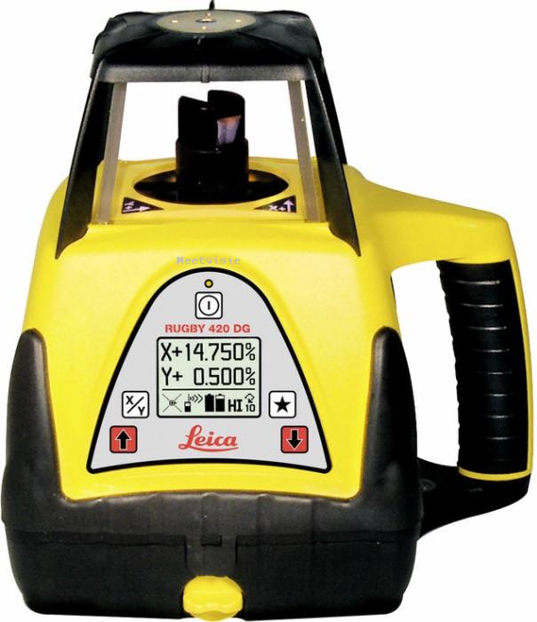 Hellingslaser Leica Rugby 420DG  bouwlaser -  Ook service, ijken, reparatie en keuren. Meetvisie Gelderland.