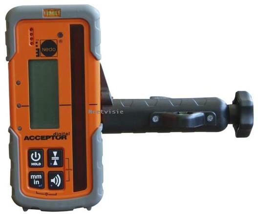Nedo Acceptor digital, bouwlaser ontvanger - Meetvisie ook voor service in Flevoland.