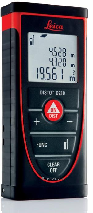Laser afstandmeter Leica Disto D210 - Meetvisie ook voor service regio Arnhem en Nijmegen.