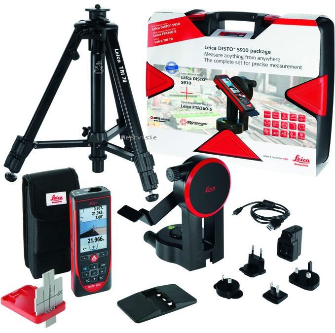 Laser afstandmeter Leica Disto S910 Set - Meetvisie verkoop, verhuur, service, reparatie en keuren.