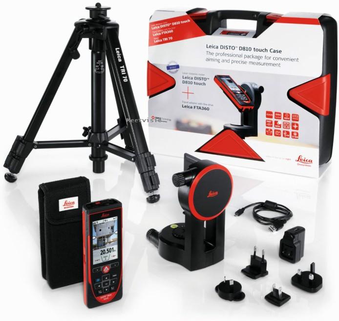 Laser afstandmeter Leica Disto D810 Touch Set - Meetvisie Velp in Gelderland.