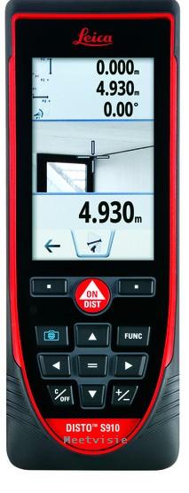 Laser afstandmeter Leica Disto S910 - Meetvisie verkoop, verhuur, service, reparatie en keuring..