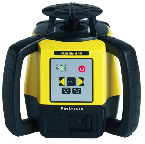 Bouwlaser horizontaal en verticaal Leica rugby 640 - Meetvisie ook verkoop, reparatie en kalibreren