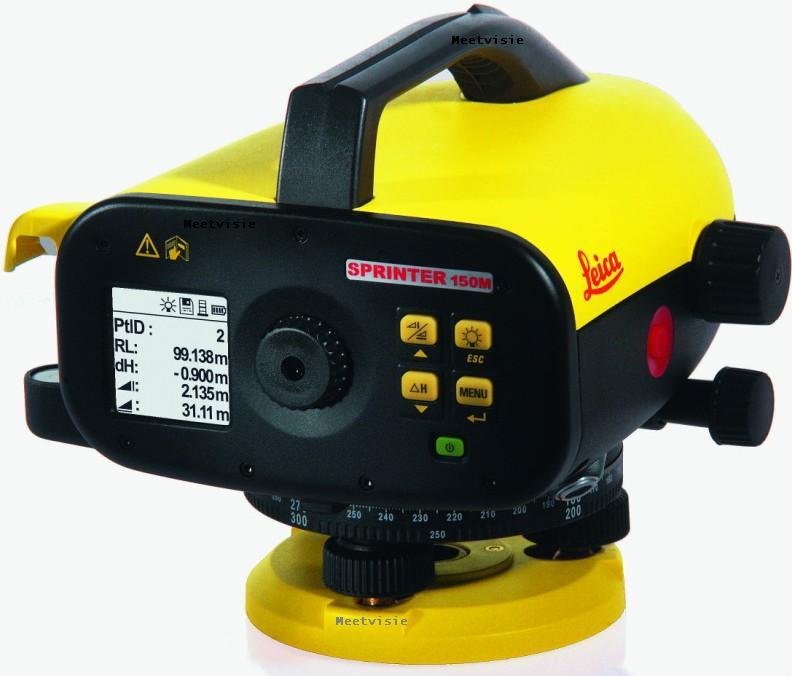 Waterpasinstrument digitaal Leica Sprinter 150 - Meetvisie ook levering omgeving Utrecht.