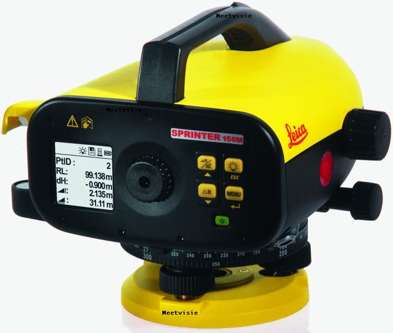 Waterpasinstrument digitaal Leica Sprinter 150M - Meetvisie ook levering omgeving Amsterdam en Noord Holland
